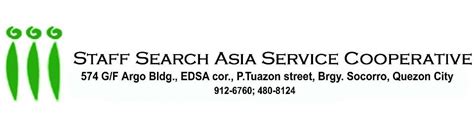 Staff Search Asia (SSA).